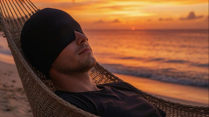 Calmacap™ Negro | Gorro Terapéutico para Migraña, Estrés y Ansiedad.