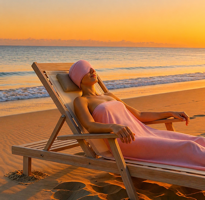 Calmacap™ Rosa | Gorro Terapéutico para Migraña, Estrés y Ansiedad.